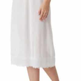 Full Slip, White Cotton Slip Full Length, Maxi White Underdress, Maxi Slip,  Long Cotton Slip Dress, Scalloped Eyelet White Cotton Slip 