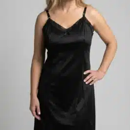 Adjustable Satin Strap Full Dress Slip