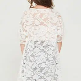 Girls Sheer Lace Cardigan