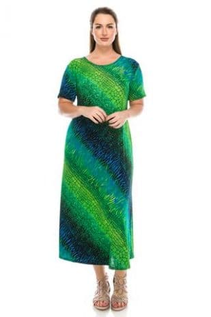 Womens Travel Midi Dress   Size 2 XL and 3 XL - Image 3