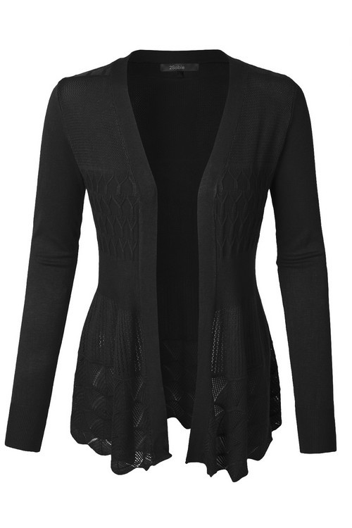 Scalloped Edge Cardi – The Knee LengthFrock