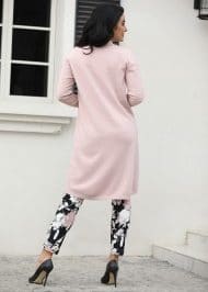 Dusty Pink Long Cardigan