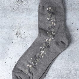 Vintage Floral Boot Socks