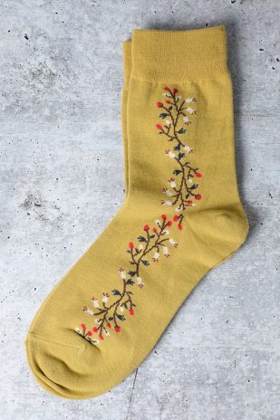 Vintage Floral Boot Socks - Image 3