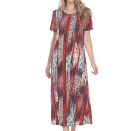 Womens Travel Midi Dress   Size 2 XL and 3 XL