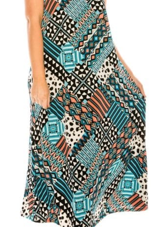 Womens Midi Travel Dress Xtra Large  Size - Image 9