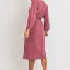 Mauve Paperbag Waist Knit Dress - Image 3