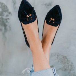 Navy Tassle Rolla Sole