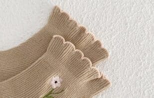 Floral Ruffle Socks - Image 4