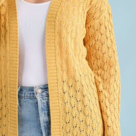 Plus Mustard Cardigan