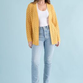 Plus Mustard Cardigan