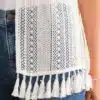 White Crocheted Vest - Image 4