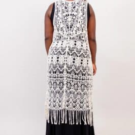 Ecru Lace Vest