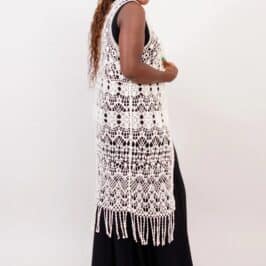 Ecru Lace Vest