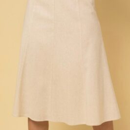 Linen Midi Skirt