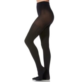Cable Knit Tights Black