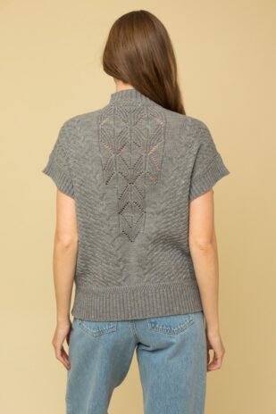 Grey Knit Vest - Image 3