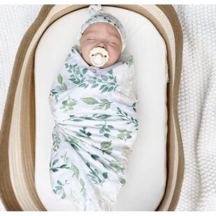 Bamboo Muslin Swaddle Floral and Fauna - Image 2