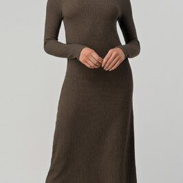 Ribbed Rae Midi Dress