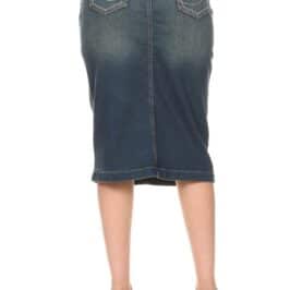 Denim Skirt Vintage Wash