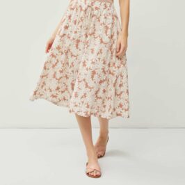 Cottage Skirt Floral Auburn