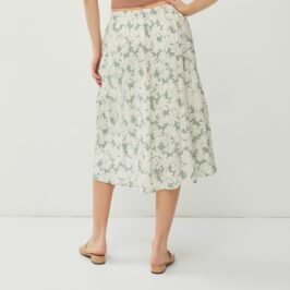 Cottage Skirt Floral Sage