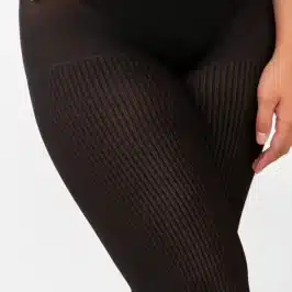 Eco Ribbed Pattern Tights