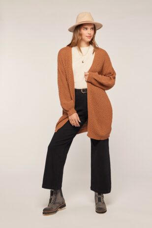 Chunky Caramel Cardigan - Image 2