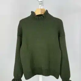 Ruffled Forest Pullover