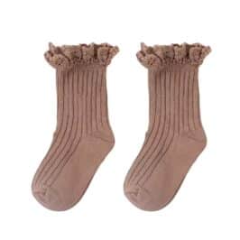 Littles Lace Edge Socks