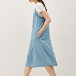 Blue Flax Denim Jumper Washed