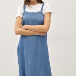 Blue Flax Denim Jumper Dark