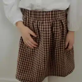 Gingham Muslin skirt