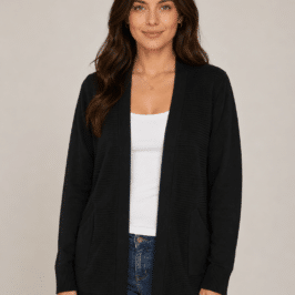 Long Black Cardigan